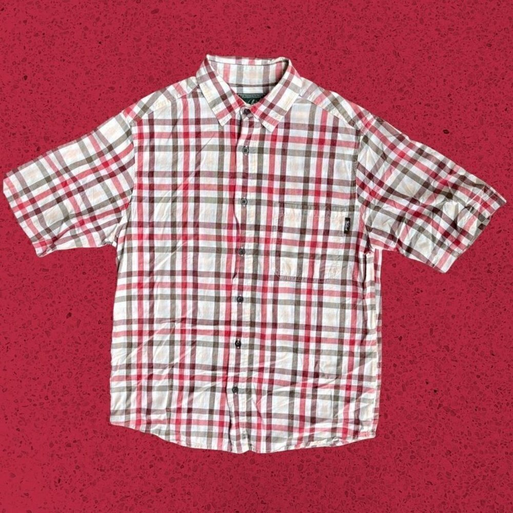 Woolrich Crosshatch Tartan Short Sleeve